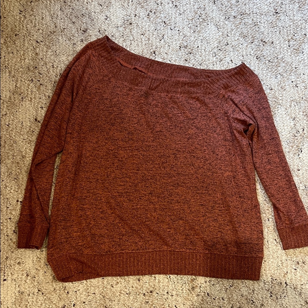 Torrid Off the Shoulder Fall Sweater